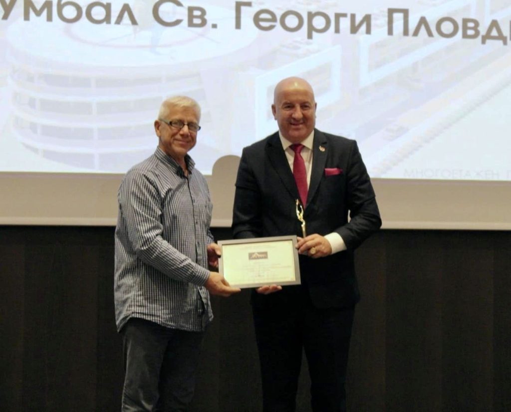 УМБАЛ “Свети Георги” с награда за проекта на Хеликоптерната площадка 1 sokolov nagrada helikopterna ploshtadka
